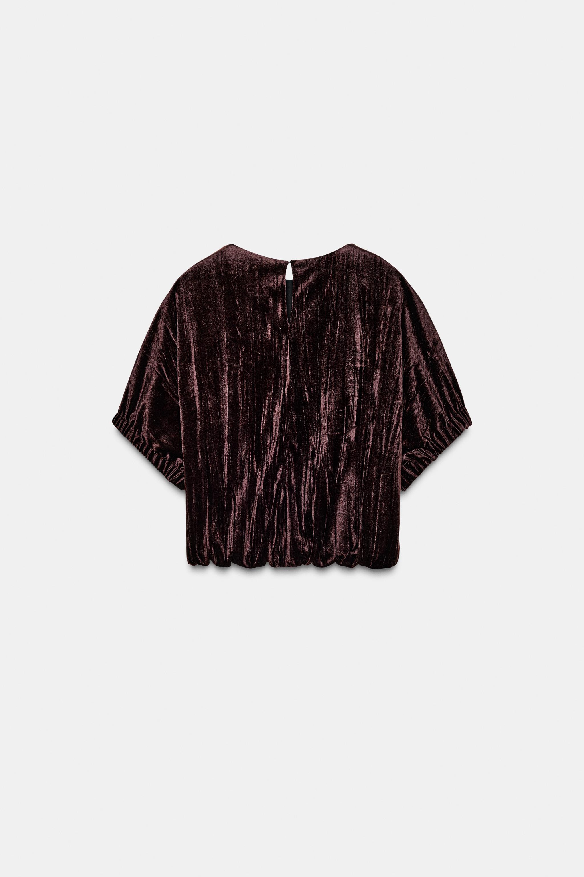 VELVET BALLOON TOP